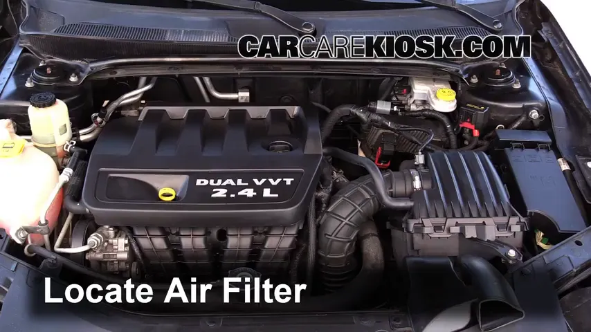 2011 Chrysler 200 Touring 2.4L 4 Cyl. Convertible (2 Door) Air Filter (Engine)
